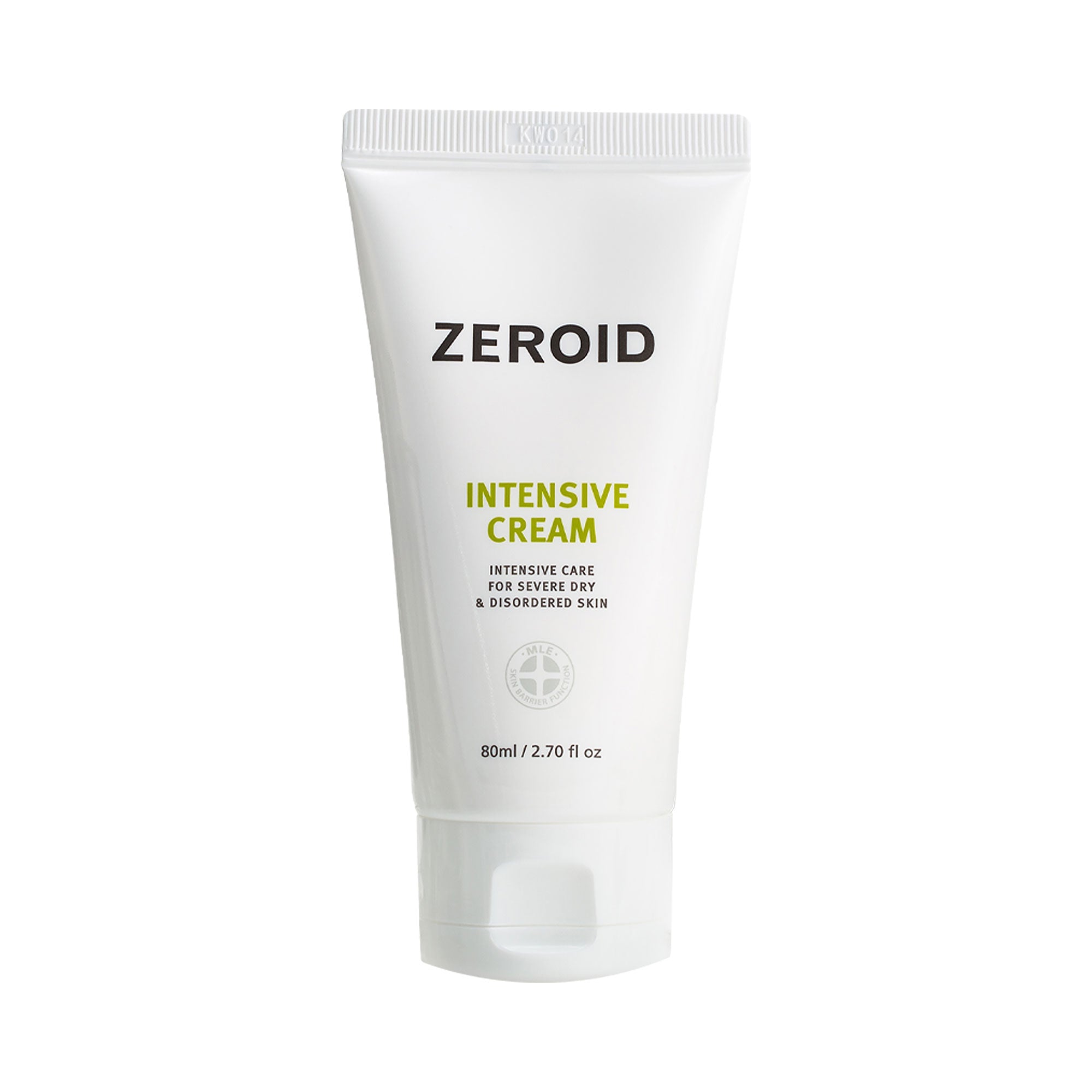 ZEROID INTENSIVE Crème hydratante intensément hypoallergénique pour peaux très sèches et à problèmes 80 ml