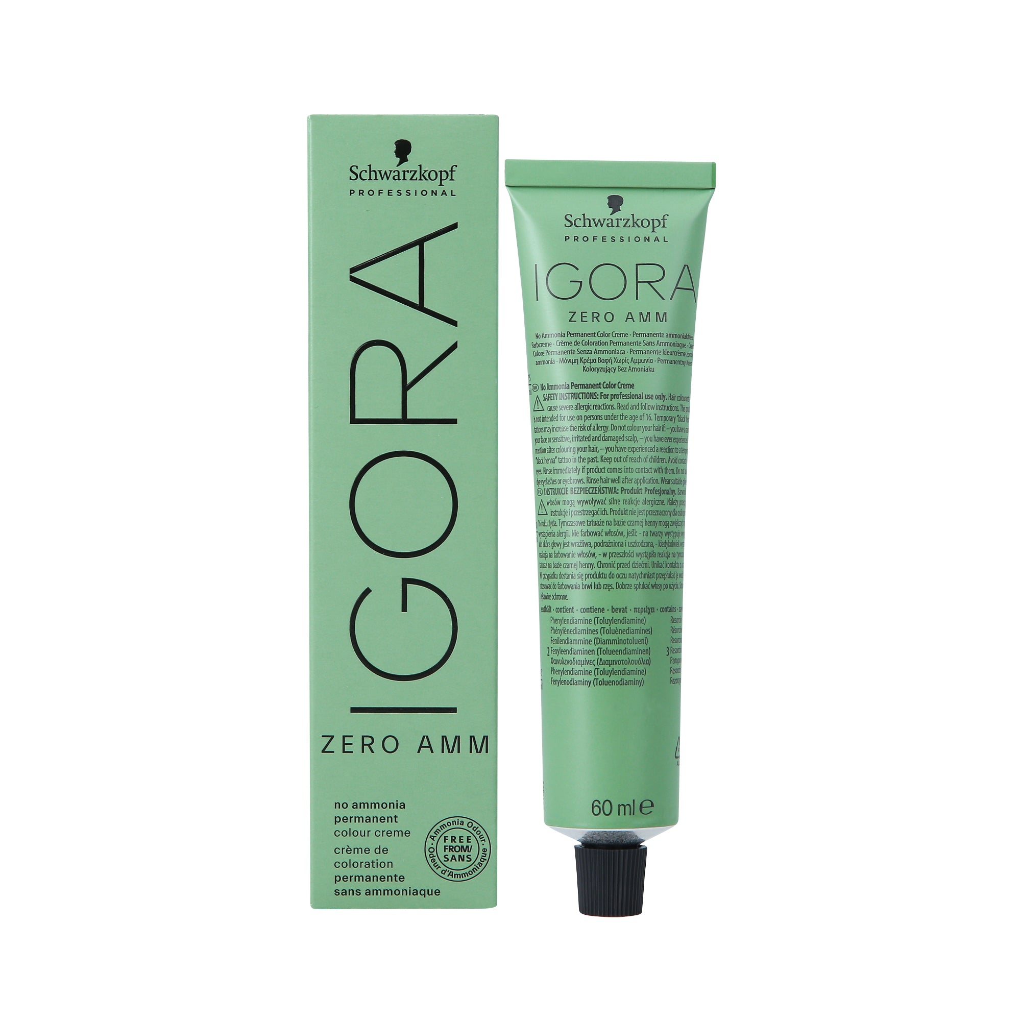 SCHWARZKOPF PROFESSIONAL IGORA ZERO AMM barva na vlasy bez amoniaku 60 ml