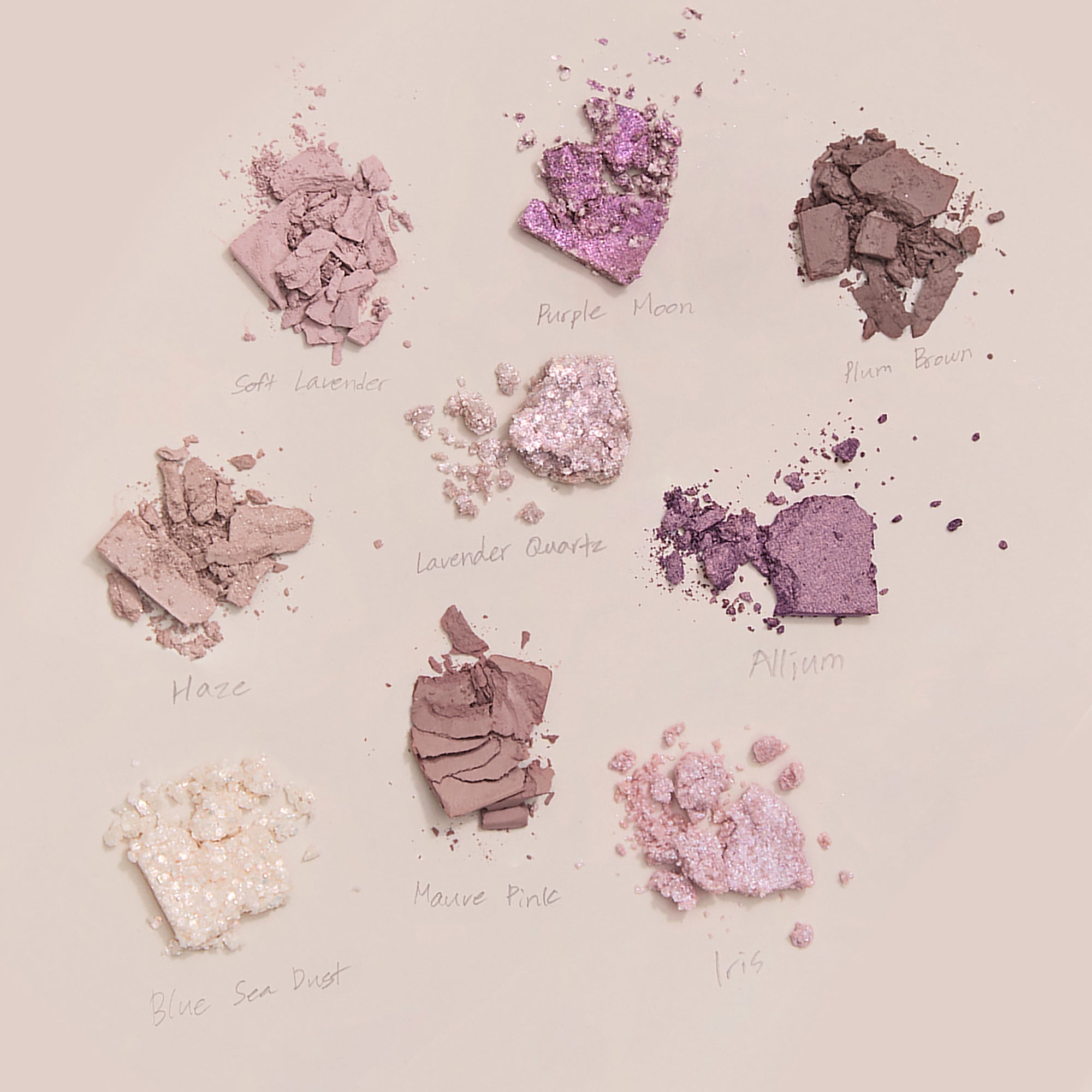 UNLEASHIA GLITTERPEDIA Vegane Lidschattenpalette Nr. 4 All of Lavender Fog 6,2 g #6