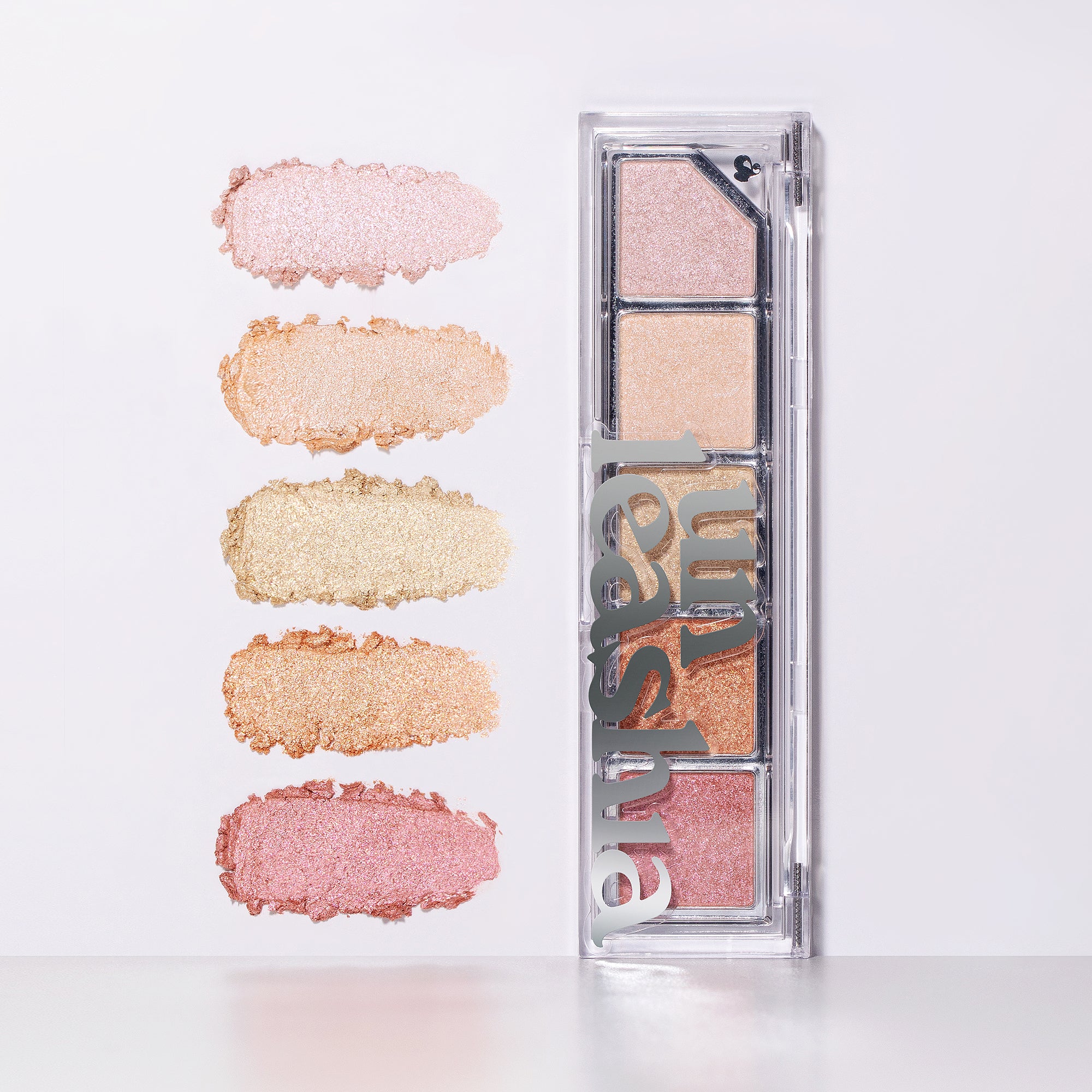 UNLEASHIA MOOD SHOWER Lidschatten- und Highlighter-Palette Nr. 100 Ballerina 4 g #4