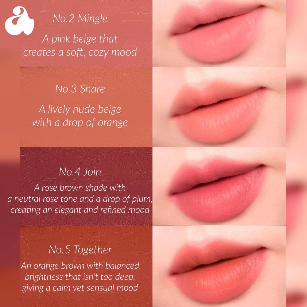 UNLEASHIA LUV HUG VELVET TINT Satynowy tint do ust 4,5 g