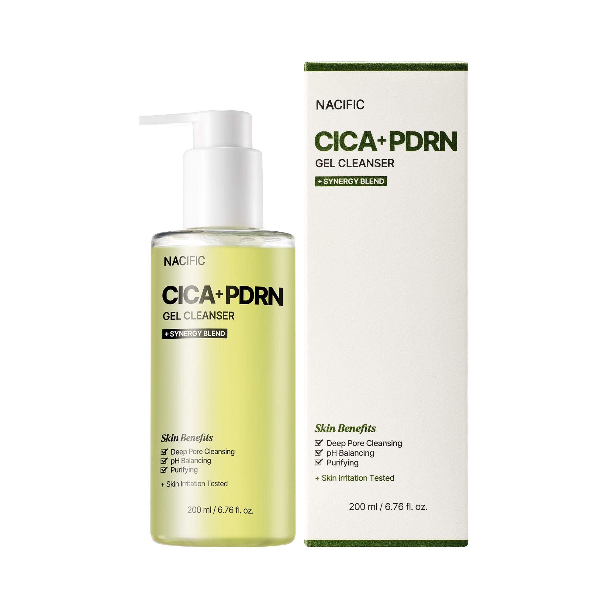 NACIFIC CICA PDRN GEL-REINIGUNGSGEL für empfindliche Haut 200 ml