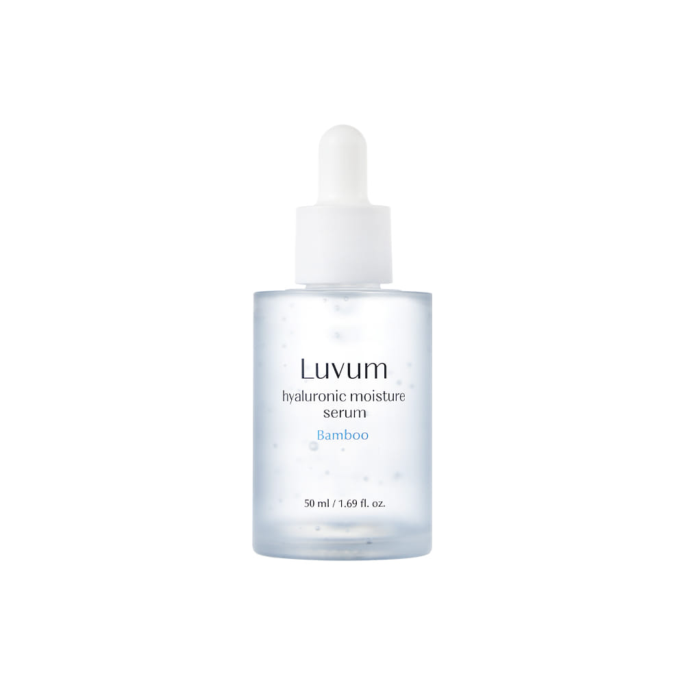 LUVUM BAMBOO HYALURONIC MOISTURE SERUM Lekkie, nawilżające serum z sokiem z bambusa i roślinnym, niskocząsteczkowym kwasem hialuronowym 50 ml