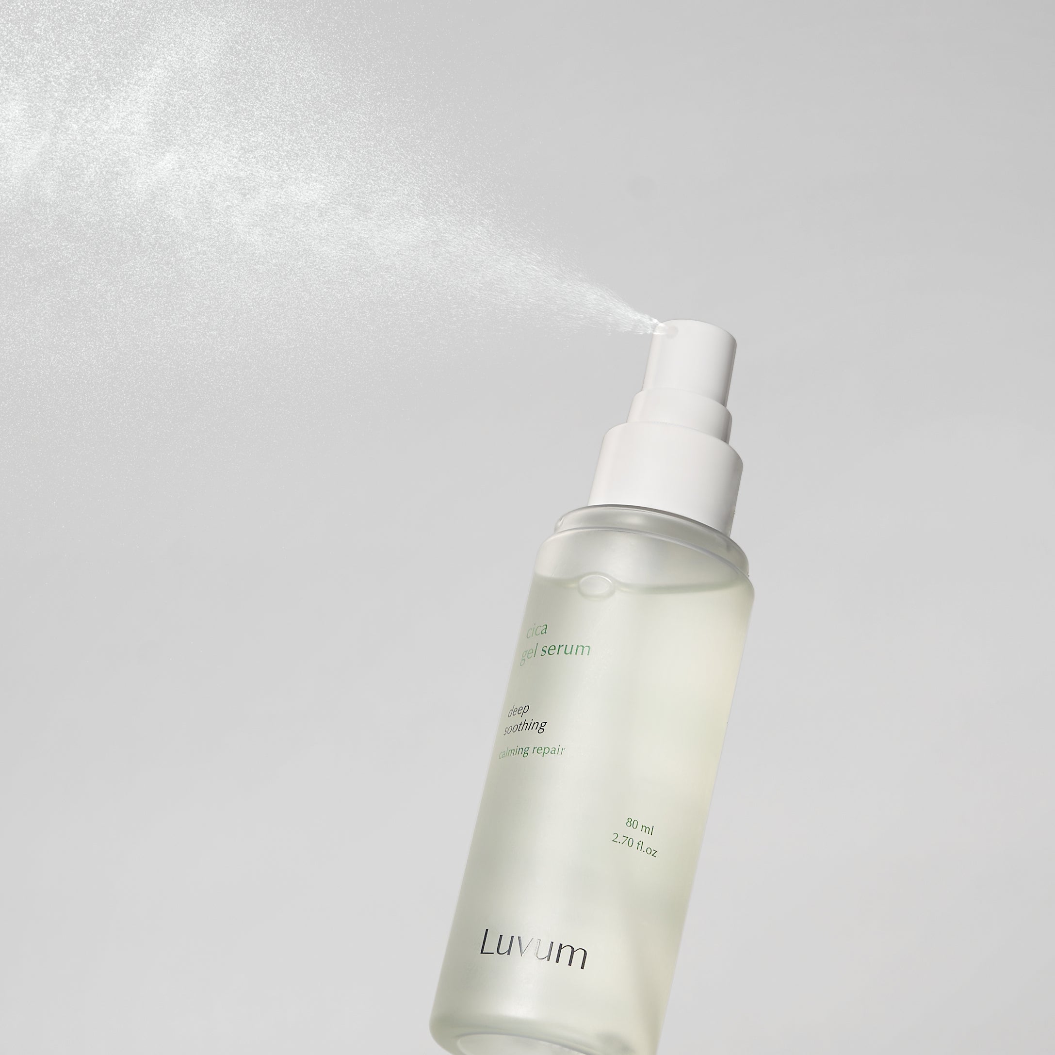 LUVUM SÉRUM GEL RÉPARATEUR APAISANT À LA CICA Sérum gel léger en brume à l'extrait de centella asiatica 80 ml #3