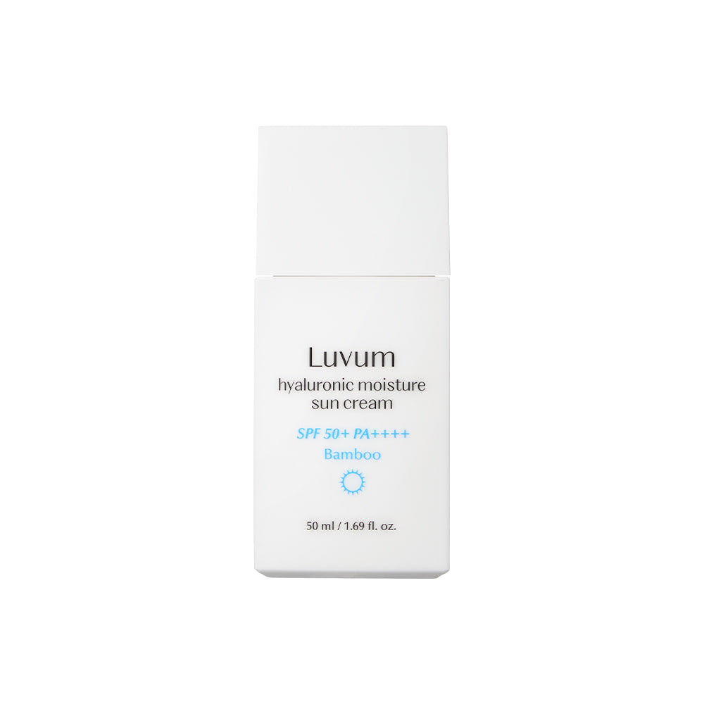 LUVUM BAMBOO HYALURONIC MOISTURE Crema solare delicata con acido ialuronico vegetale SPF 50+ PA++++ 50 ml