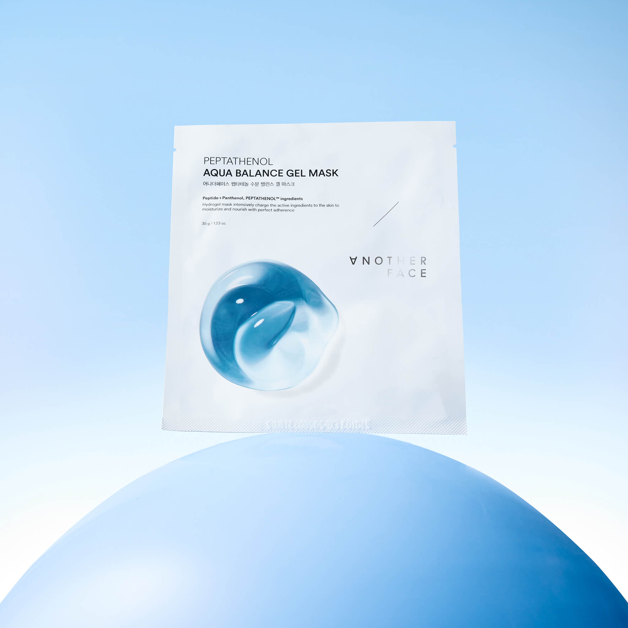 ANOTHER FACE PEPTATHENOL AQUA BALANCE GEL MASK Intensywnie nawilżająca hydrożelowa maska do twarzy (4x35 g) #4
