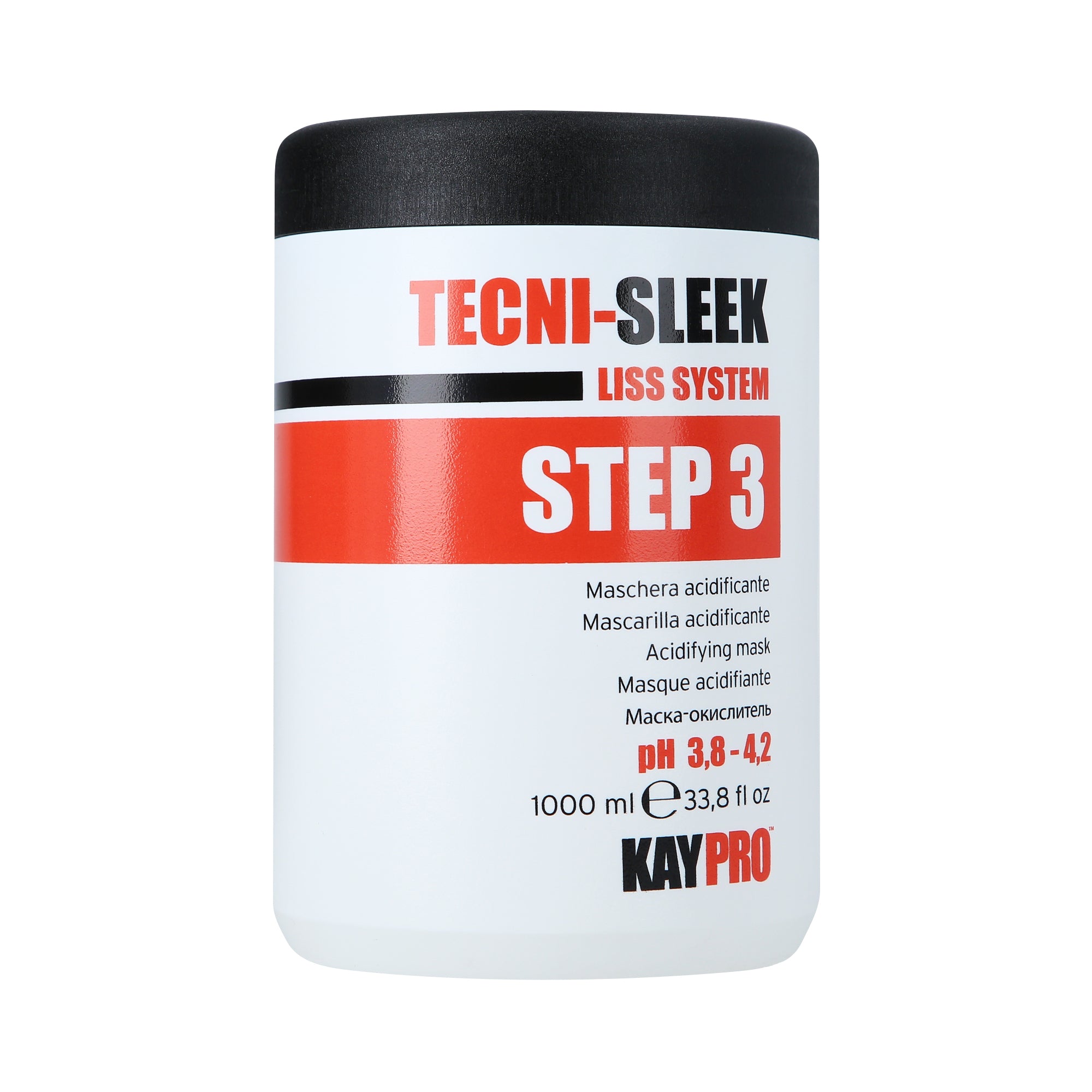 KAYPRO TECNI-SLEEK LISS SYSTEM STEP 3 Oxidační maska po trvalém narovnání 1000 ml