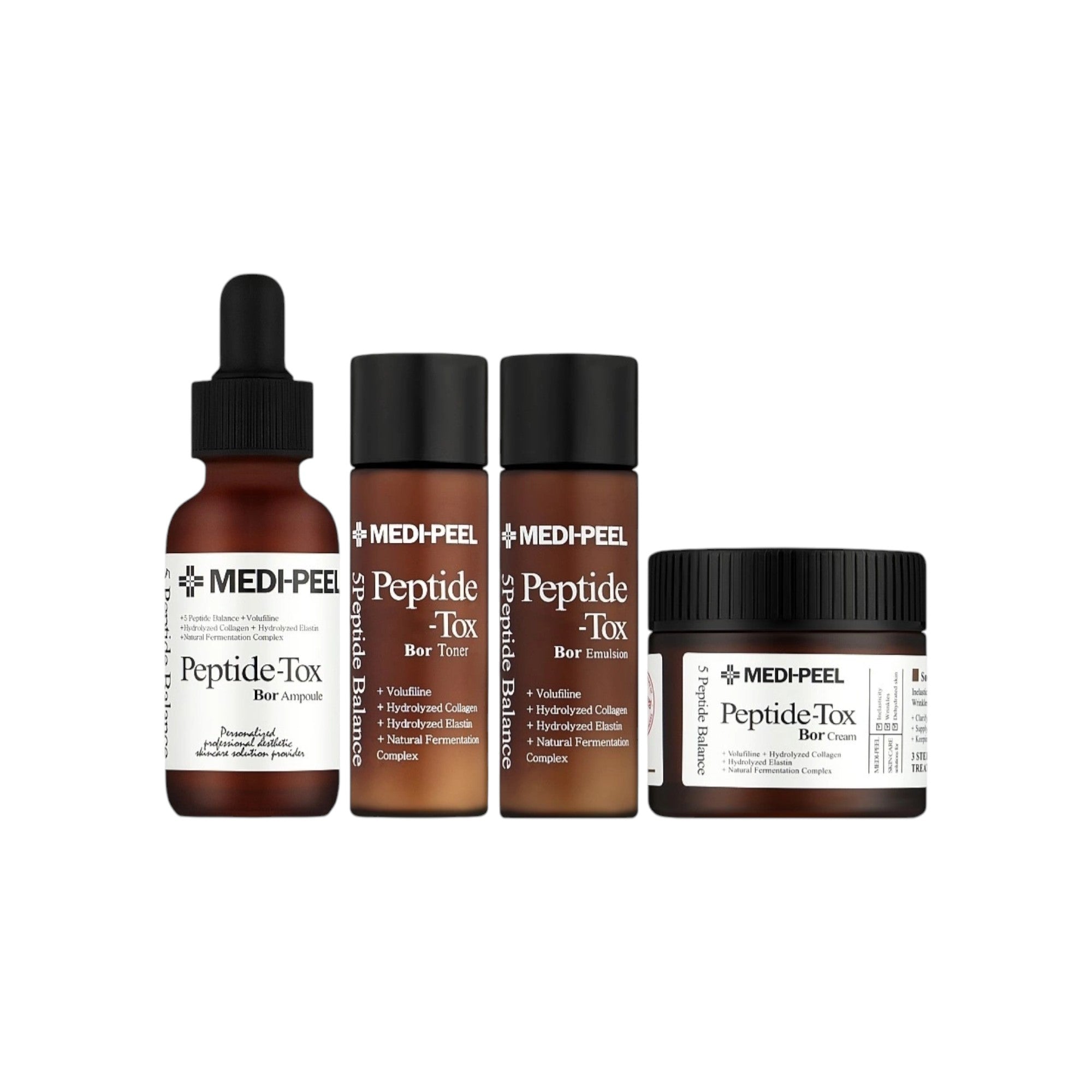 MEDI-PEEL PEPTIDE TOX-BOR Liftingujący i przeciwzmarszczkowy zestaw miniatur do twarzy #2