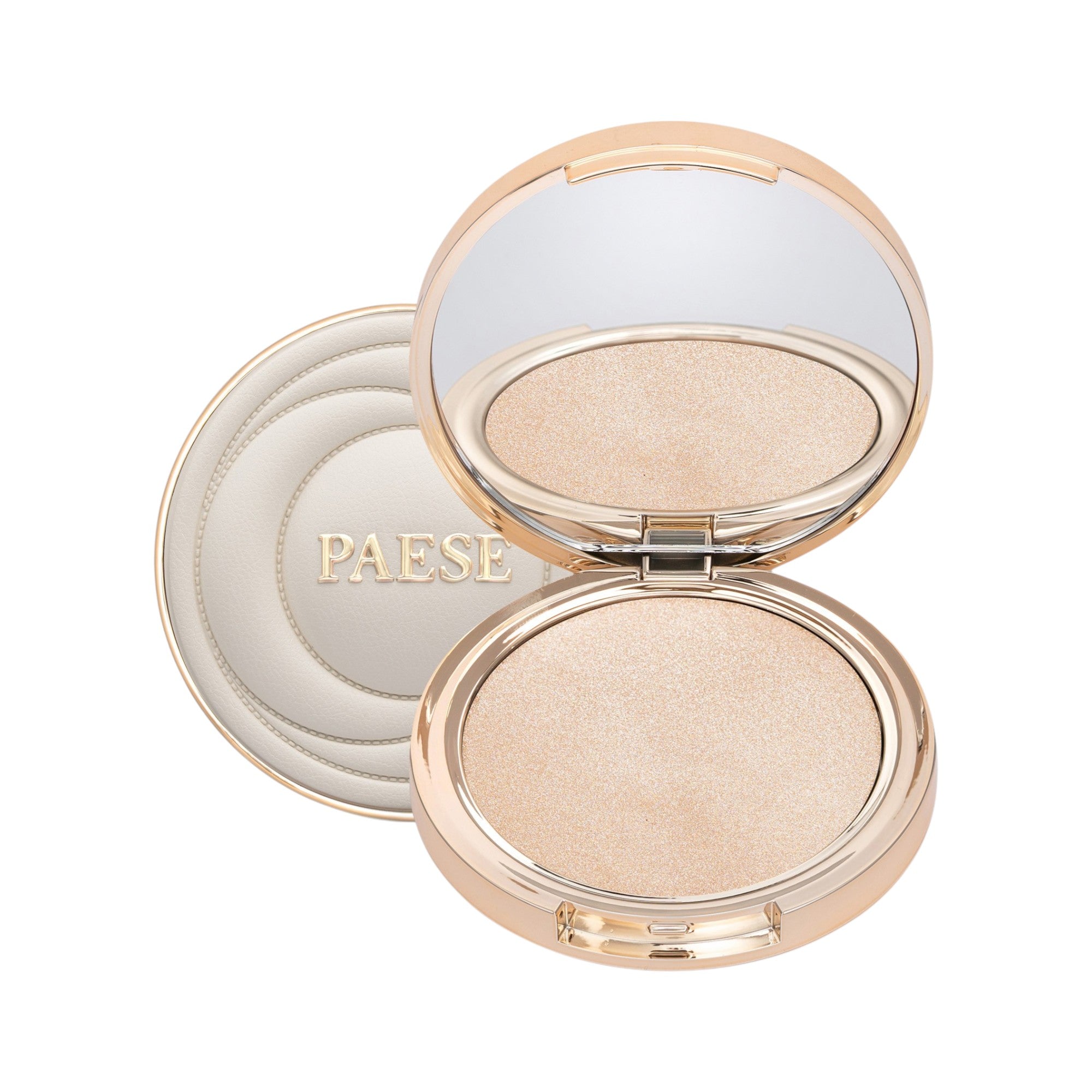 PAESE SELFGLOW Cremiger Highlighter mit Blatteffekt, 01 Golden Hour 8 g