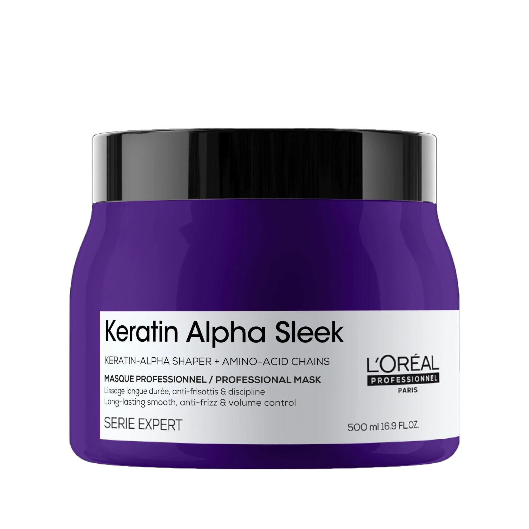 L'OREAL PROFESSIONNEL KERATIN ALPHA SLEEK Uhlazující maska pro nepoddajné vlasy 500 ml