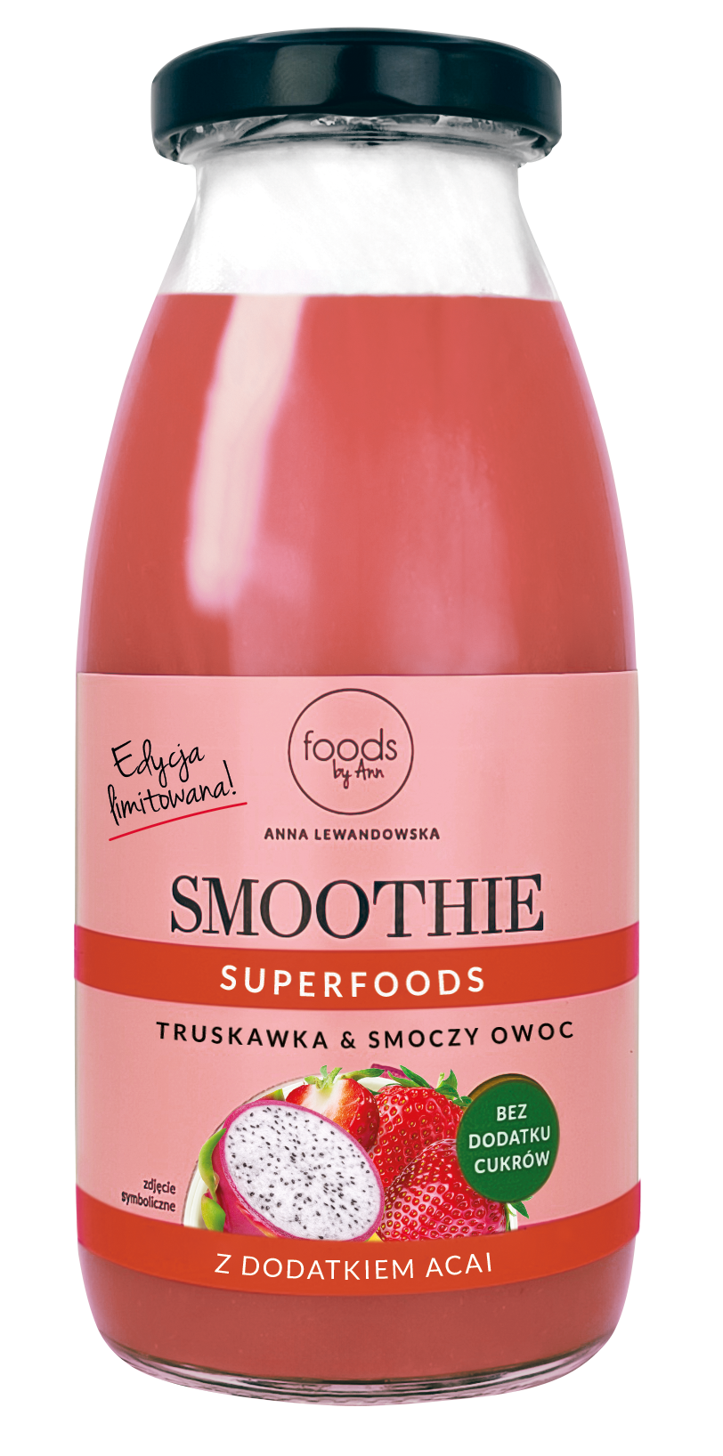 FOODS BY ANN Erdbeer-Drachenfrucht-Smoothie 250 ml