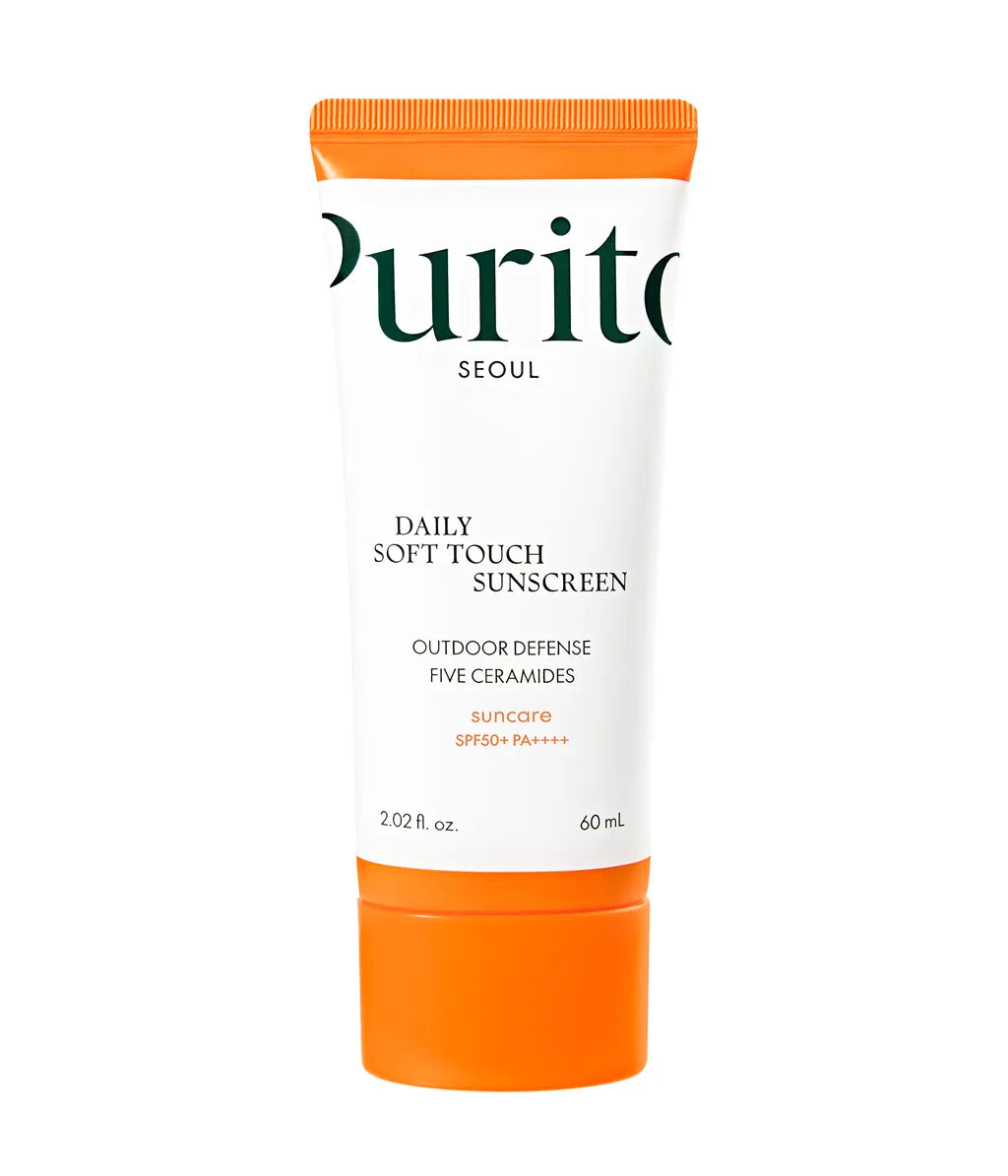 PURITO SEOUL DAILY SOFT TOUCH SUNSCREEN Protezione solare con ceramidi SPF 50+ PA++++ 60 ml