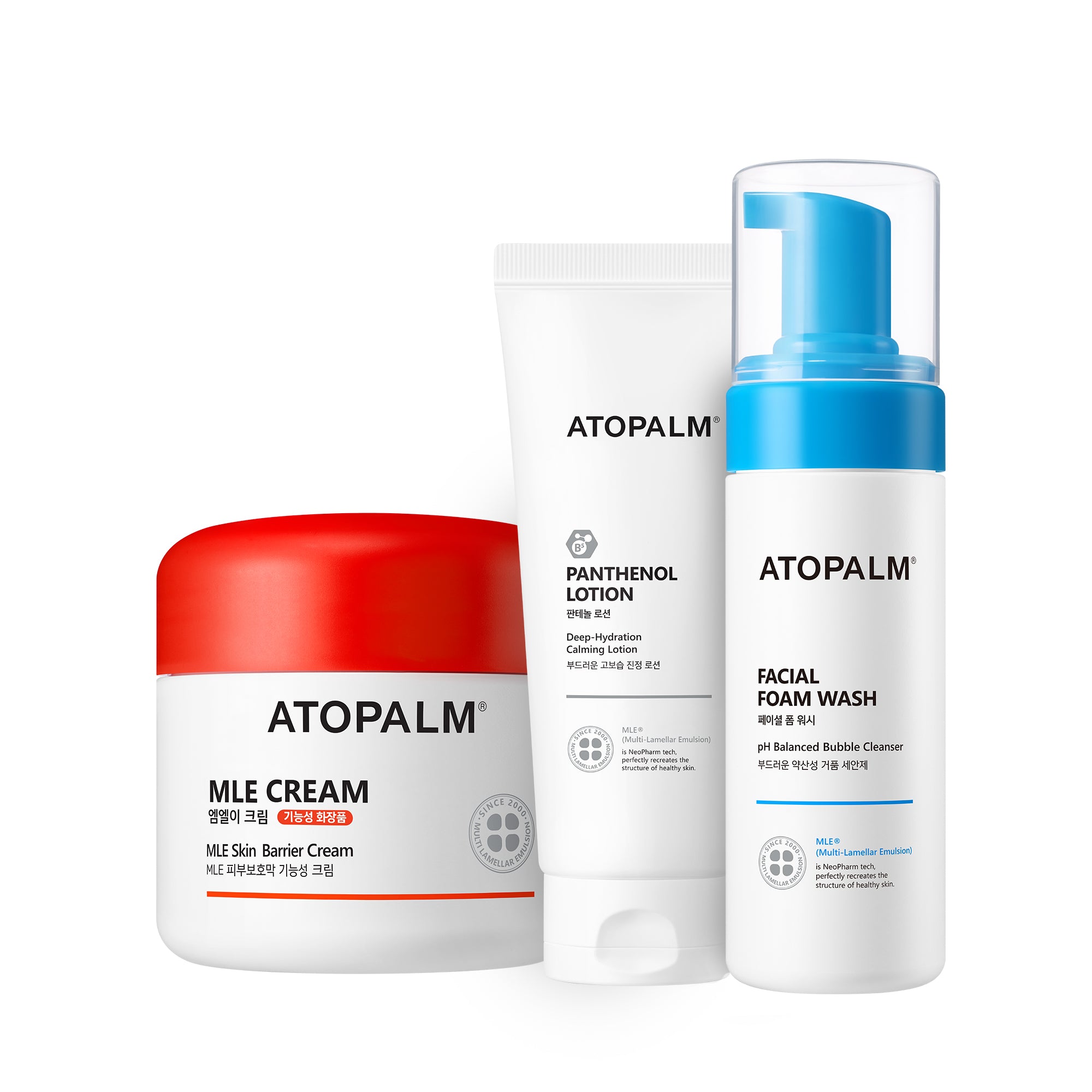  ATOPALM MLE Coffret de soins apaisants – un ensemble hydratant et apaisant pour les peaux sèches et sensibles
