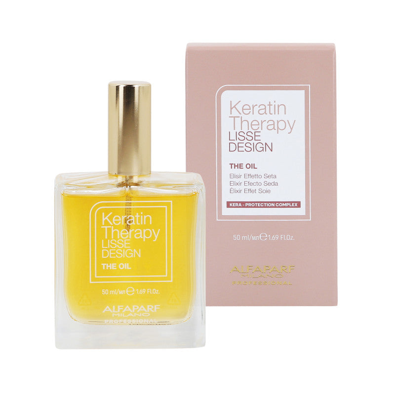 ALFAPARF LISSE DESIGN KERATIN THERAPY Olejek do włosów 50 ml