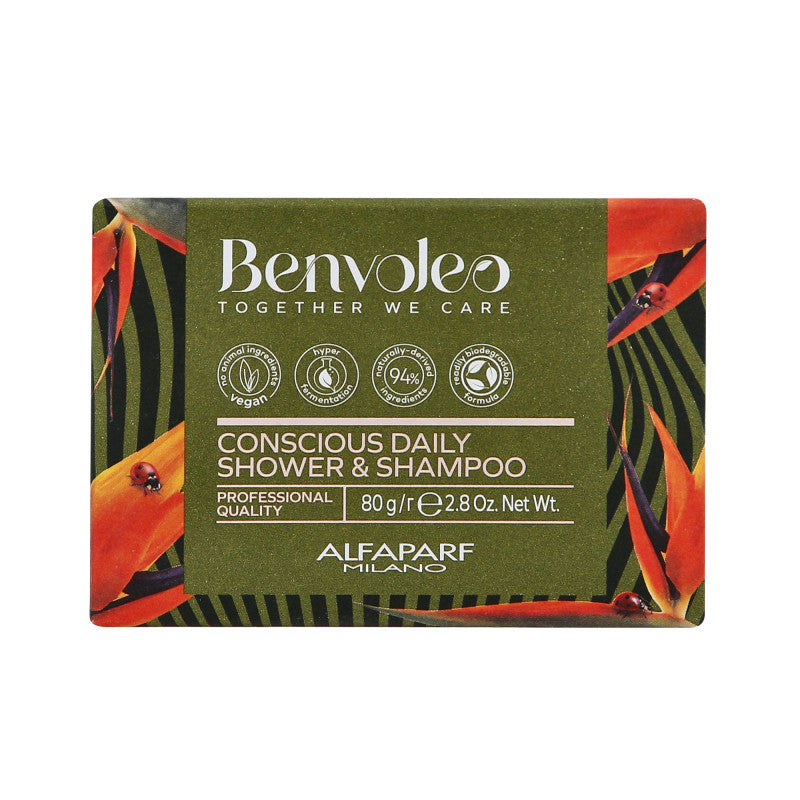 ALFAPARF MILANO BENVOLEO CONSCIOUS DAILY 3in1 Bio-Shampoostück 3in1 80g