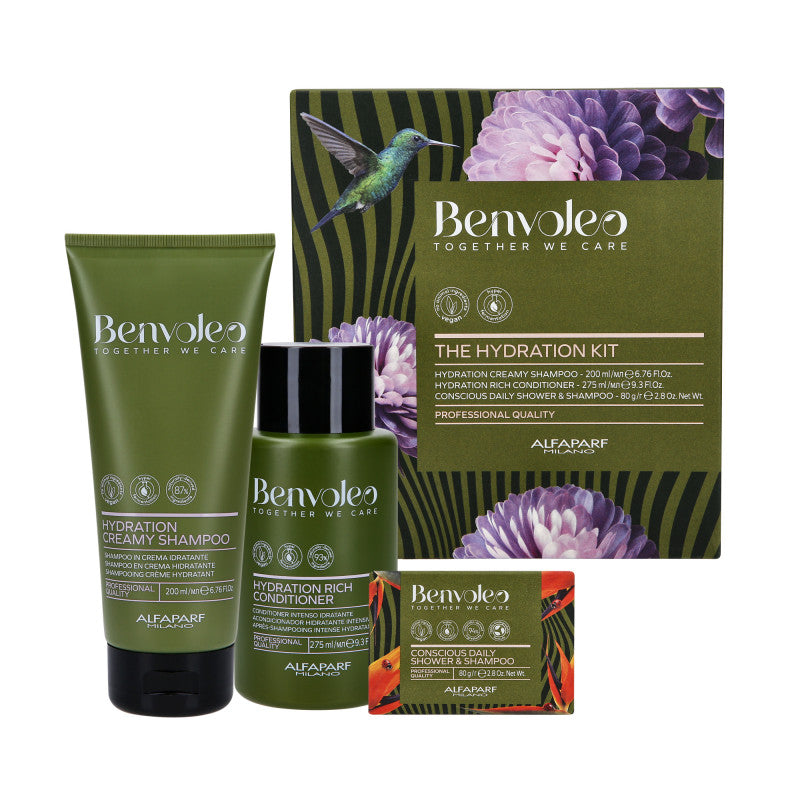 ALFAPARF MILANO BENVOLEO HYDRATION KIT Ein Geschenkset für trockenes und dehydriertes Haar