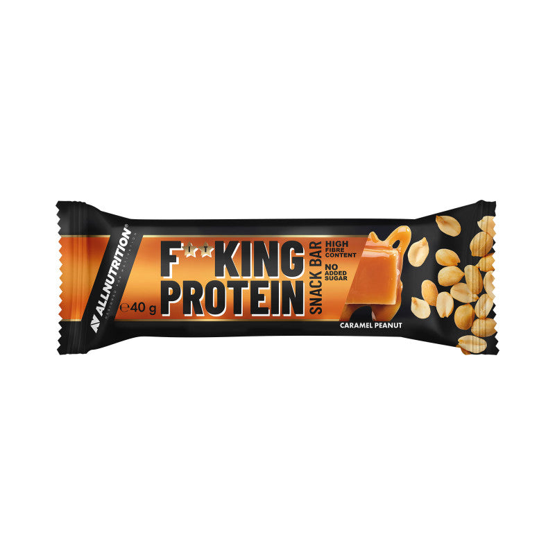 ALLNUTRITION FITKING PROTEIN Proteinriegel - Karamell-Erdnüsse 40g