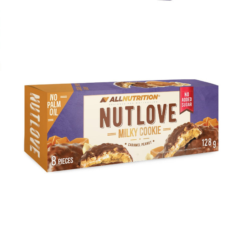 ALLNUTRITION NUTLOVE Cookies – karamel & arašídy 128 g