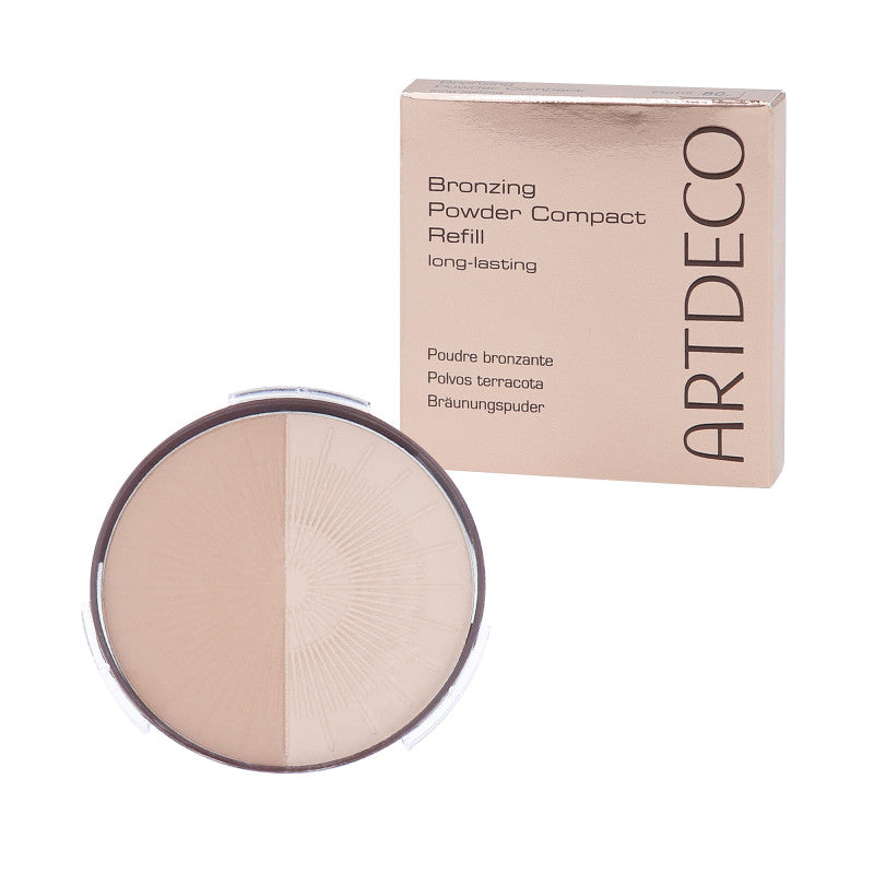 ARTDECO BRONZING POWDER COMPACT NATURAL Polvere abbronzante ricarica 80 10g