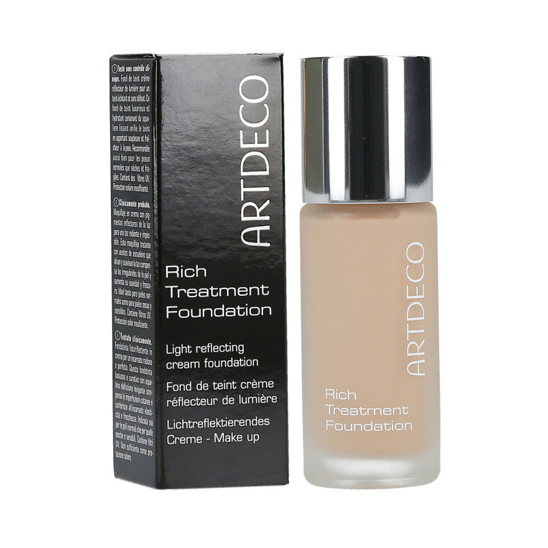 ARTDECO Rich Treatment Kremowy rozświetlający podkład do twarzy 12 Vanilla Rose 20 ml