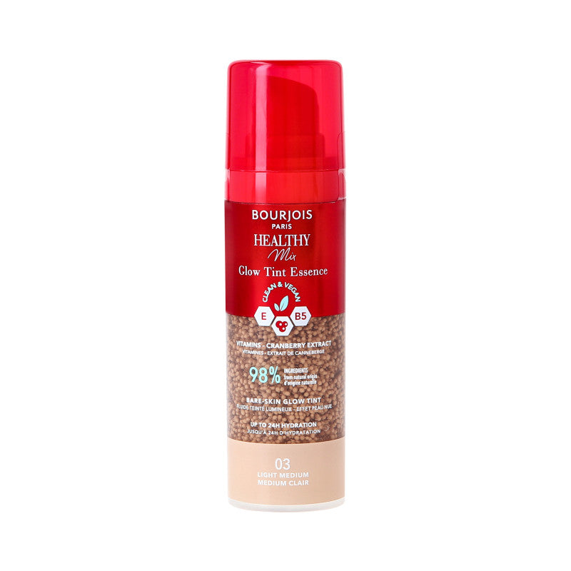 BOURJOIS HEALTHY MIX GLOW TINT Essence hydratante unifiant le teint 30 Clair/Moyen 30 ml