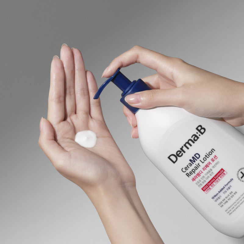 DERMA:B CERAMD Regenerační hydratační balzám pro citlivou pleť 400 ml #2