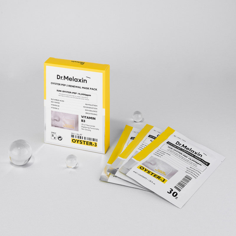 DR.MELAXIN OYSTER PEPTIDE MASK Omlazující peptidové masky v plátech 5 x 30 g #2