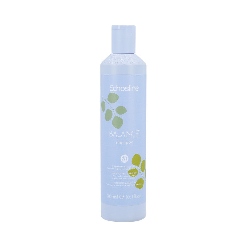 ECHOSLINE BALANCE PURIFICANTE Shampoo detergente vegano per capelli con forfora 300ml