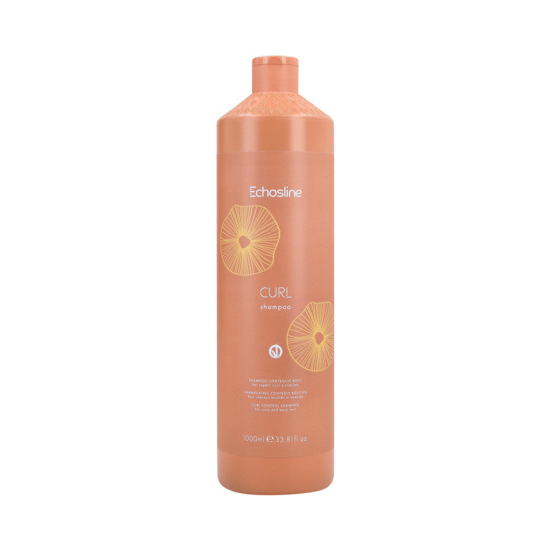 ECHOSLINE CURL VEG Shampoing hydratant vegan pour cheveux bouclés et ondulés 1000ml