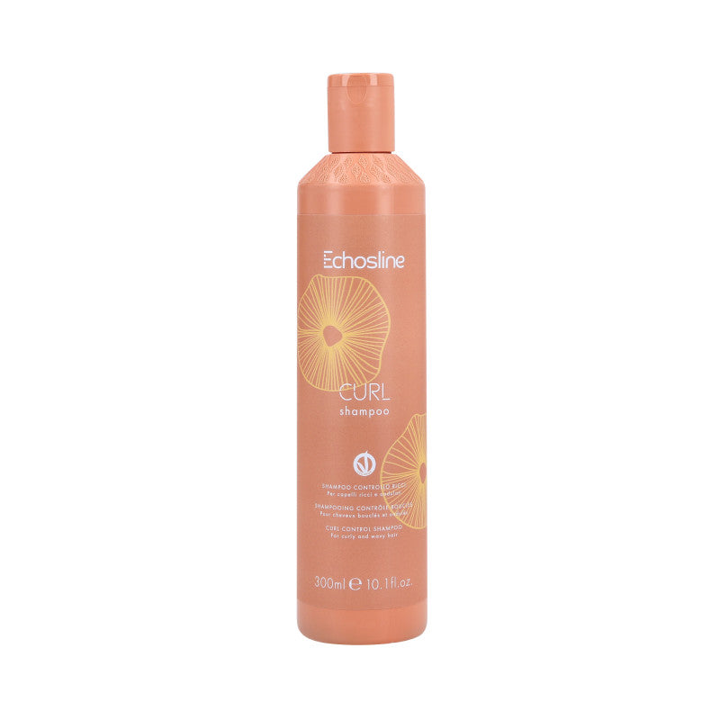 ECHOSLINE CURL VEG Veganes Feuchtigkeitsshampoo für lockiges und welliges Haar 300ml