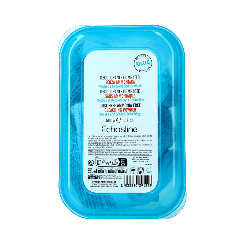 ECHOSLINE DE-COLOR BLUE Schiarente in polvere senza ammoniaca 500 g