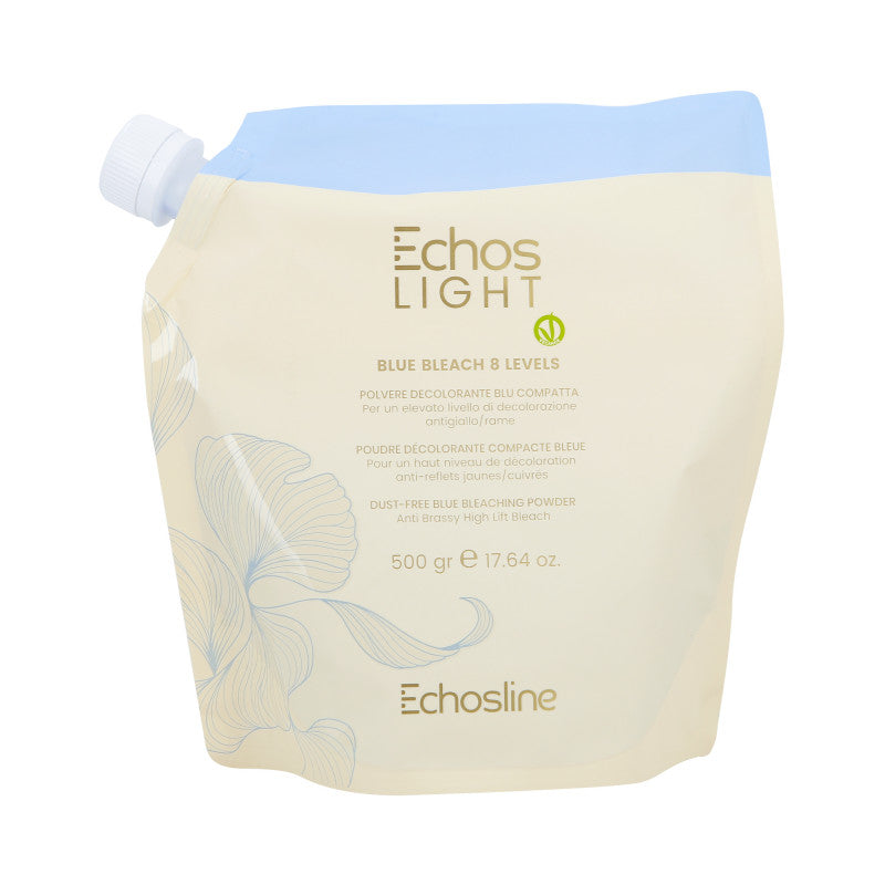 ECHOSLINE ECHOS LIGHT BLUE BLEACH&LEVELS Staubfreies blaues Haaraufhellungspulver 500 g