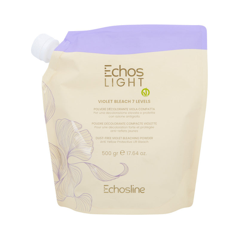 ECHOSLINE ECHOS LIGHT VIOLET BLEACH&LEVELS Poudre éclaircissante pour cheveux violet sans poussière 500g