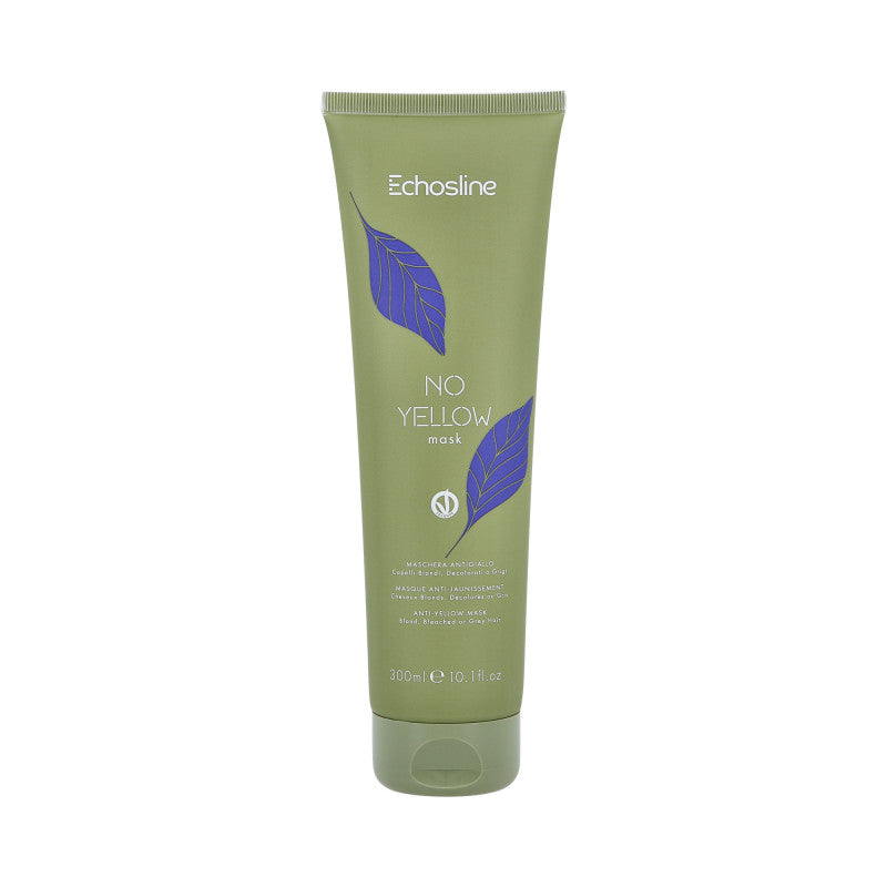 ECHOSLINE NO YELLOW Masque pour cheveux blonds neutralisant les tons jaunes 300ml