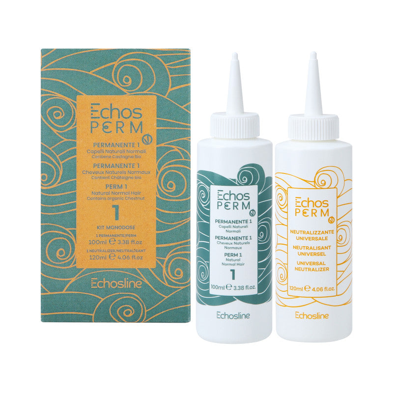 ECHOSLINE PERM Dauerwellenset P1 Naturhaar 100ml+120ml