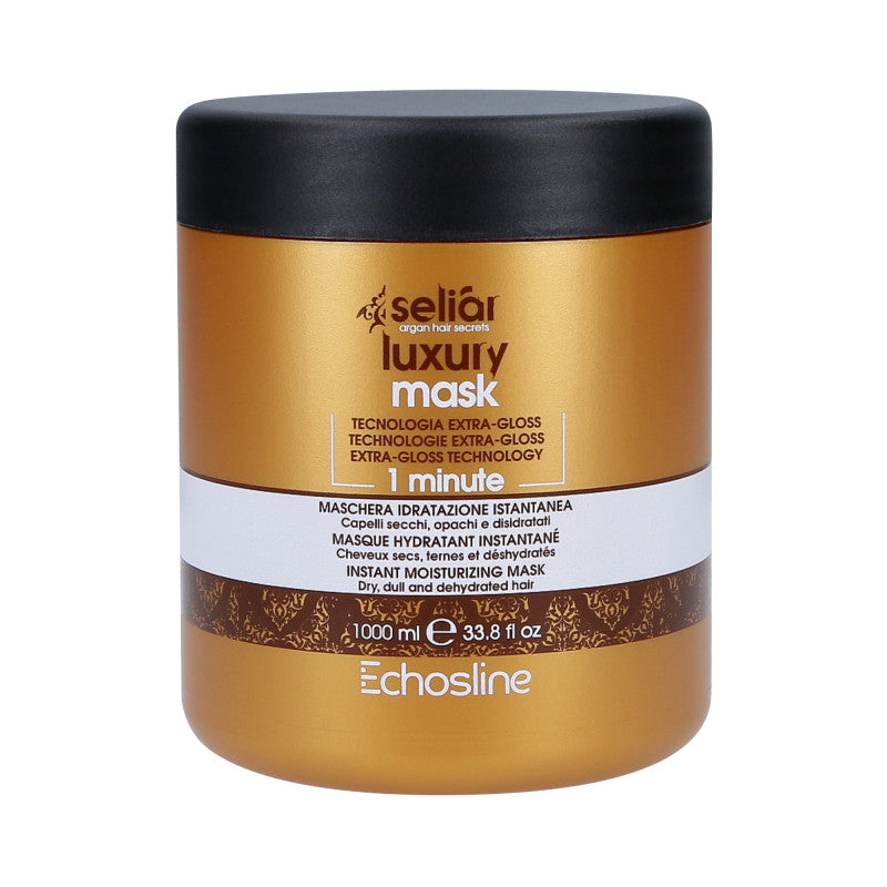ECHOSLINE SELIAR LUXURY Masque hydratant intensif pour cheveux secs 1000ml