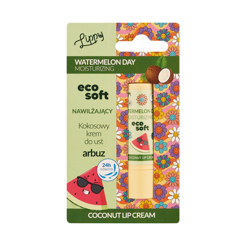 ECO SOFT LIPPY DAY Crème Lèvres Hydratante Pastèque 4,8 ml