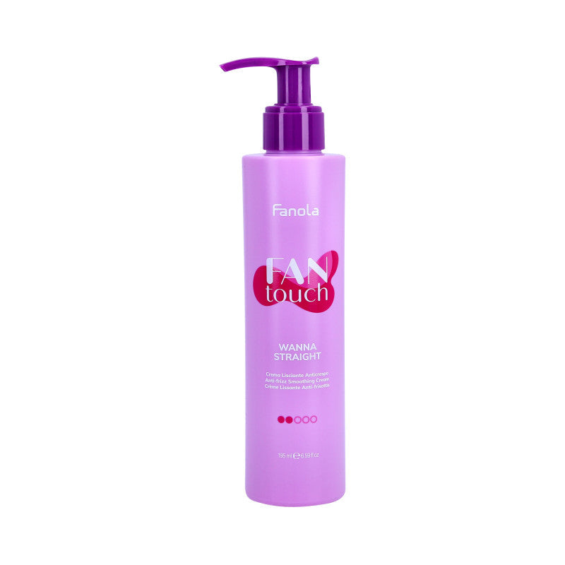 FANOLA FAN TOUCH WANNA STRAIGHT Crème cheveux lissante 195ml