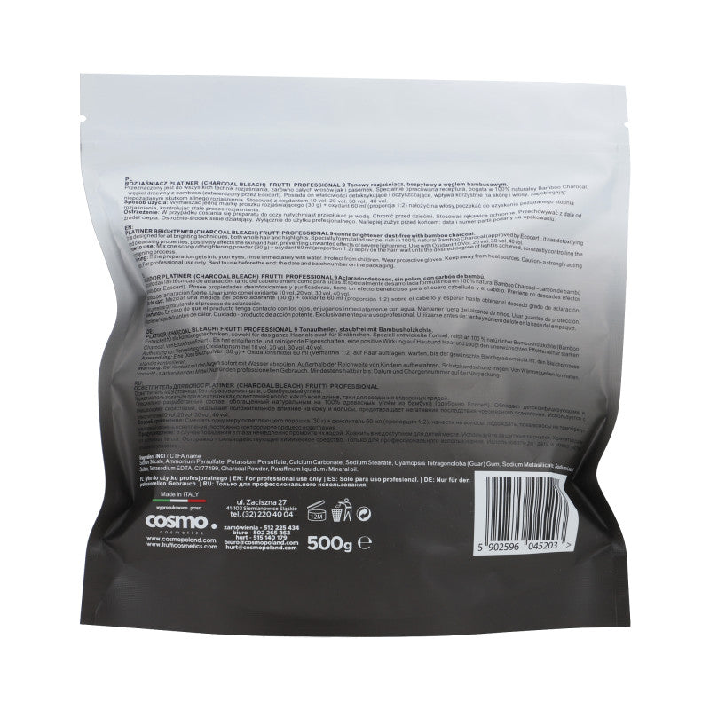 FRUTTI PROFESSIONAL Haarbleichmittel ohne Puder 9 Töne 500g #2