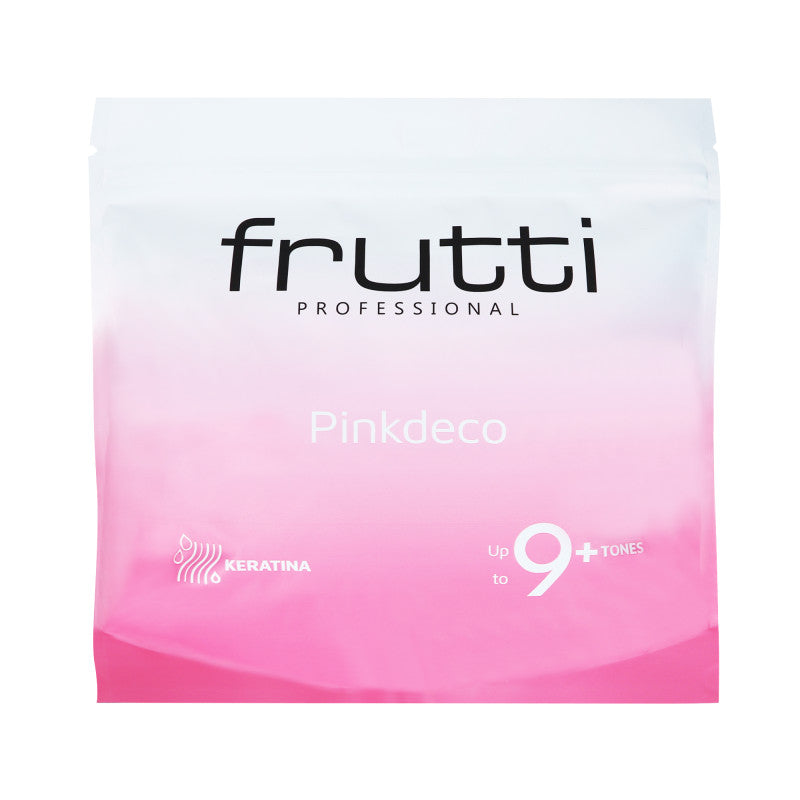 FRUTTI PROFESSIONAL PINKDECO KERATIN Decolorante per capelli con pigmento rosa 500 g