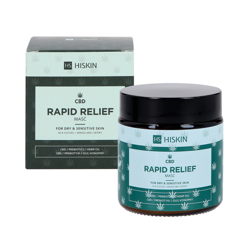 HISKIN CBD RAPID RELIFE Záchranná mast pro suchou a citlivou pokožku 120ml