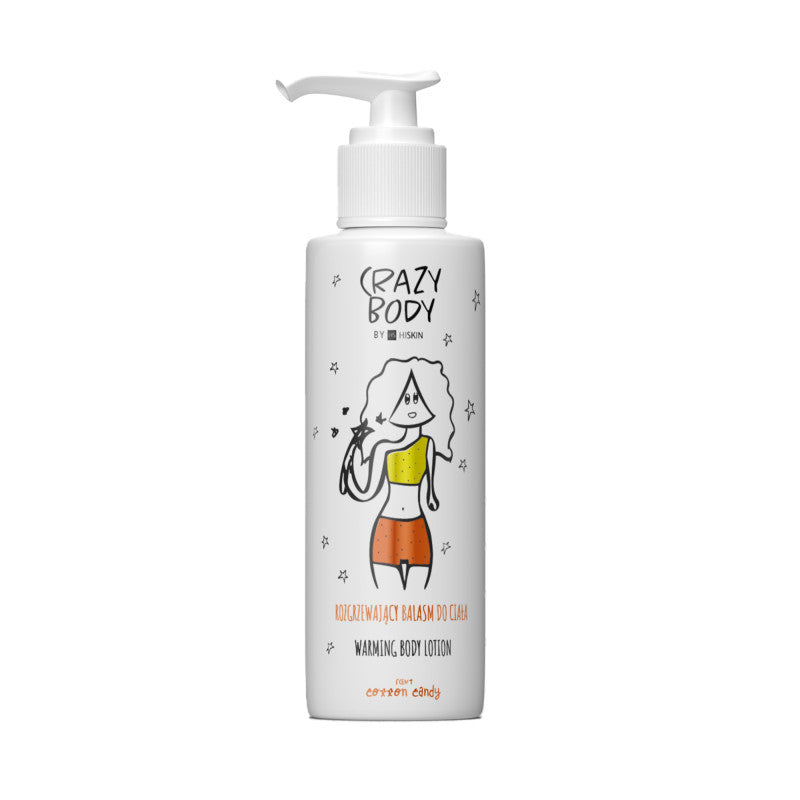 HISKIN CRAZY BODY Rozgrzewający balsam do ciala Cotton Candy 300 ml