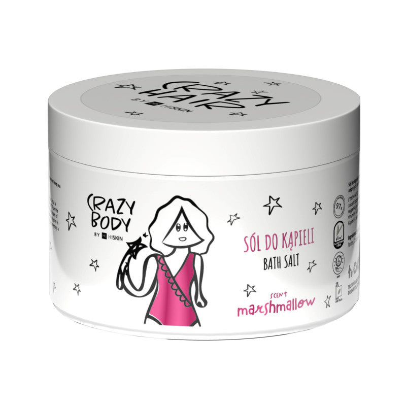 HISKIN CRAZY BODY Sól do kąpieli Marshmallow 300 g