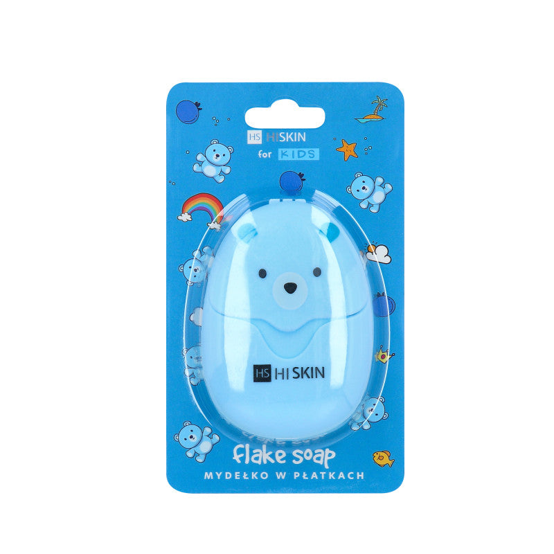 HISKIN FOR KIDS BLUEBERRY Blaubeeren-Seifenflocken für Kinder 50 Stk.