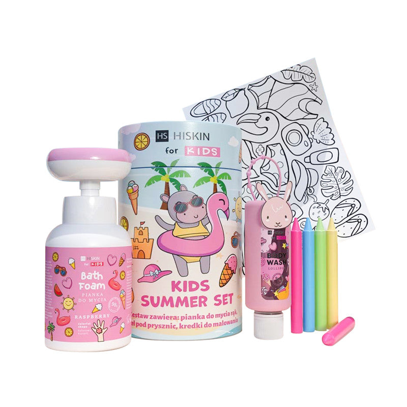 Coffret créatif HISKIN KIDS SUMMER pour enfants, thème framboise, idéal pour les fêtes