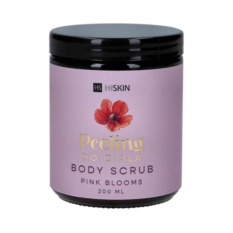 HISKIN PINK BLOOMS PEONIA E ROSA Scrub corpo allo zucchero 200ml