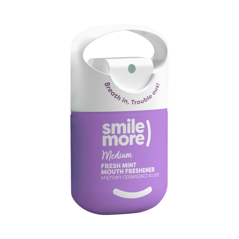 HISKIN SMILE MORE Mint osvěžovač úst Medium Fresh Mint 20 ml