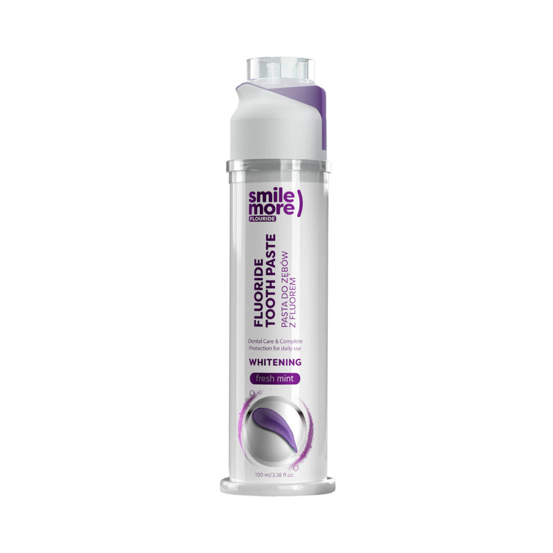 HISKIN SMILE MORE Bělící zubní pasta s fluoridem s příchutí čerstvé máty 100 ml