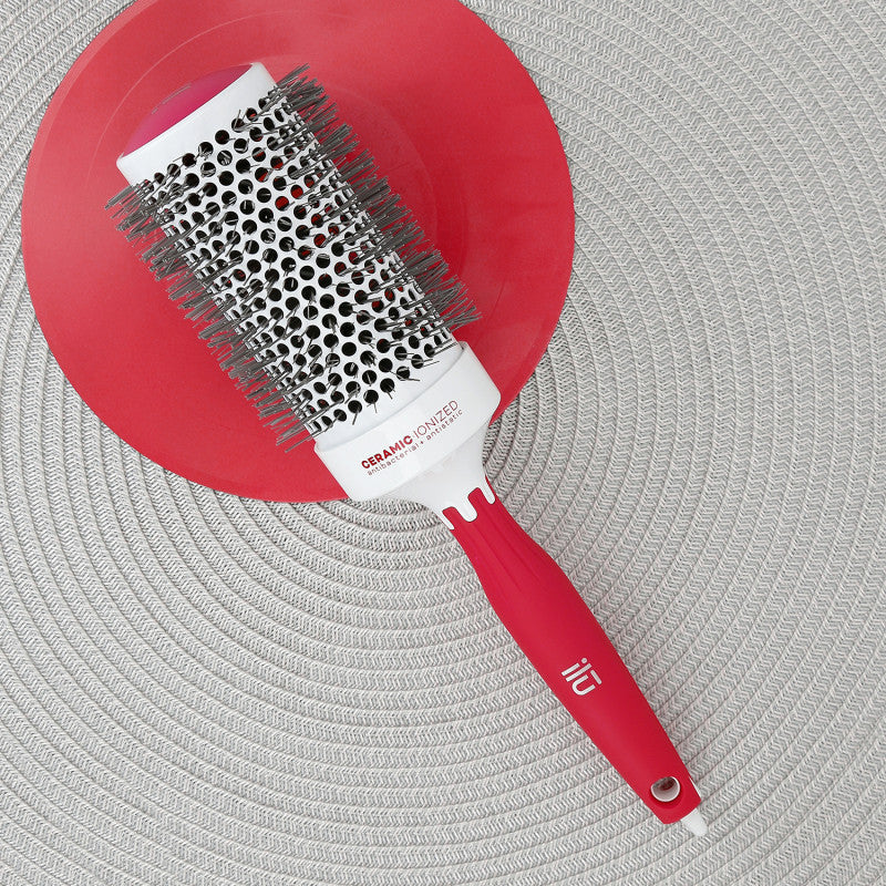 ilū Sada 2 červených kartáčů: pro styling a česání vlasů #4