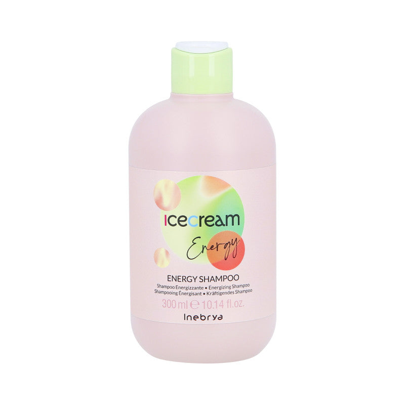 INEBRYA ICE CREAM ENERGY Stärkendes und energetisierendes Shampoo gegen Haarausfall 300ml